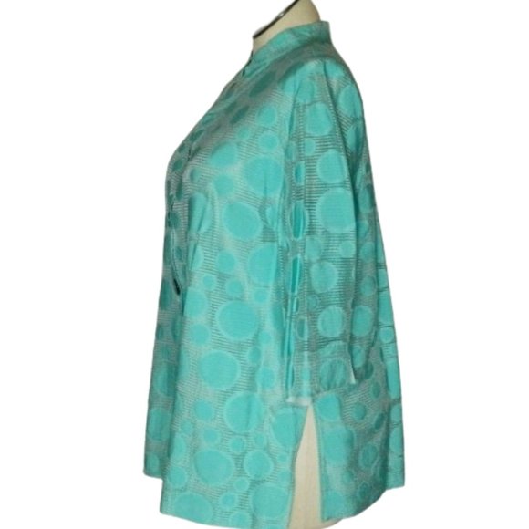 Ming Wang $340 52609 Mint Bubble Jacket Sz 0X NWT! - Picture 5 of 7